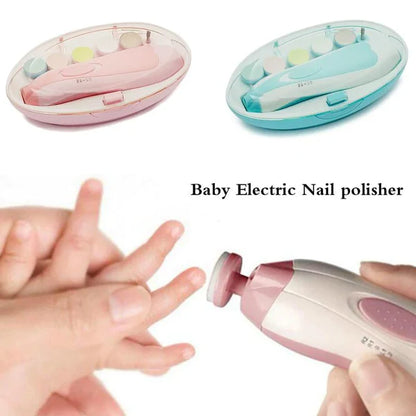 Baby electric nail trimmer, baby nail cutter set, baby nail care kit